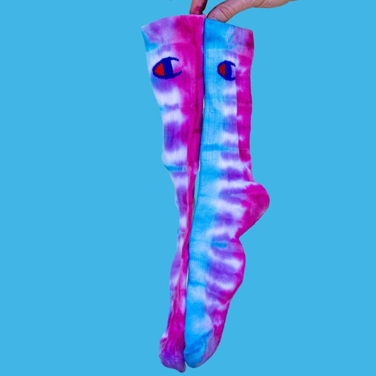 Tie Dye Crew Socks