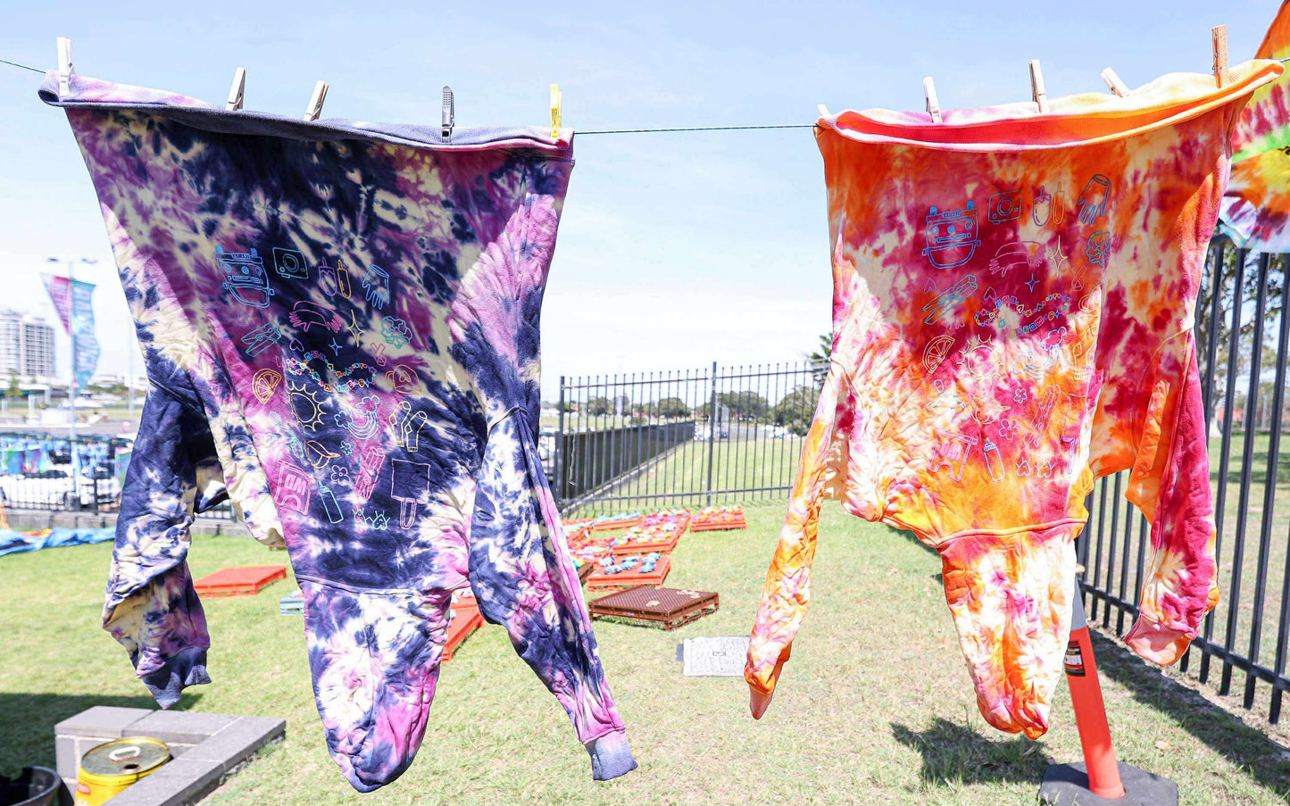Tie Dyed Hoodies