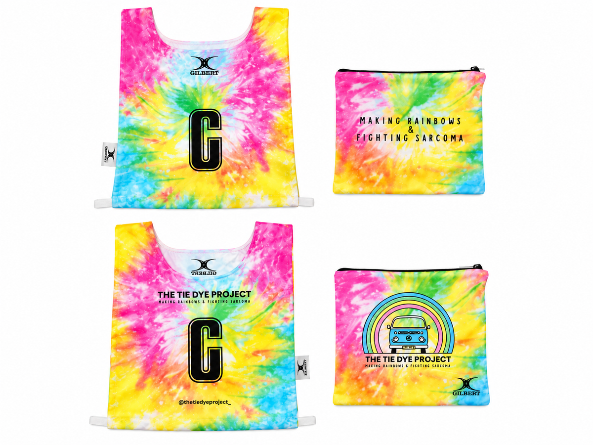 Sublimated Tie Dye Netball Bibs (Preorder)