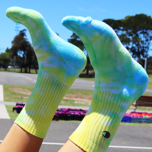 Tie Dye Crew Socks